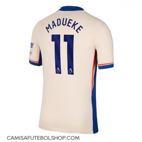 Camisa de time de futebol Chelsea Noni Madueke #11 Replicas 2º Equipamento 2024-25 Manga Curta